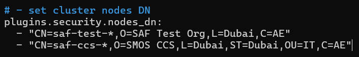 Configuring Cross Cluster Search