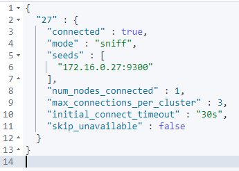 Configuring Cross Cluster Search