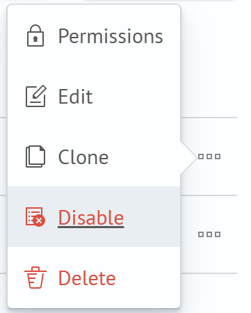 Enabling/disabling metrica