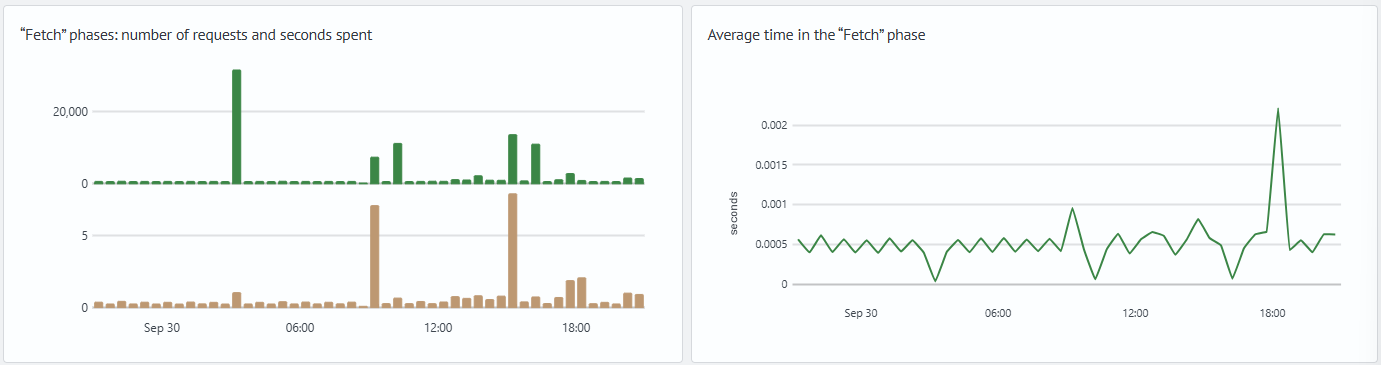 Example of Fetch phase panels