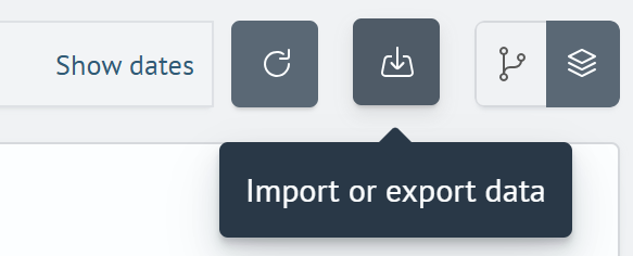Import/Export button