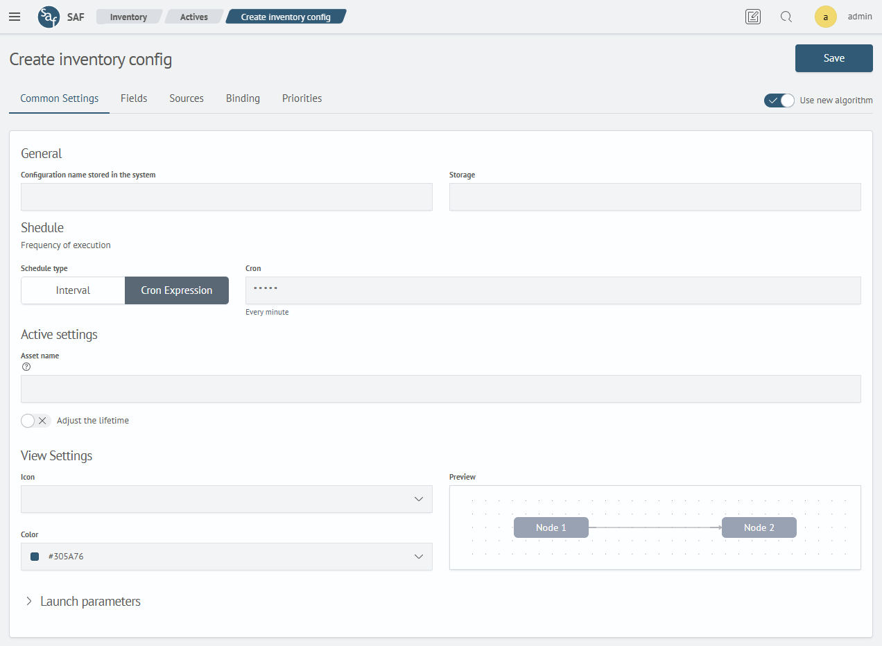 Edit Configuration