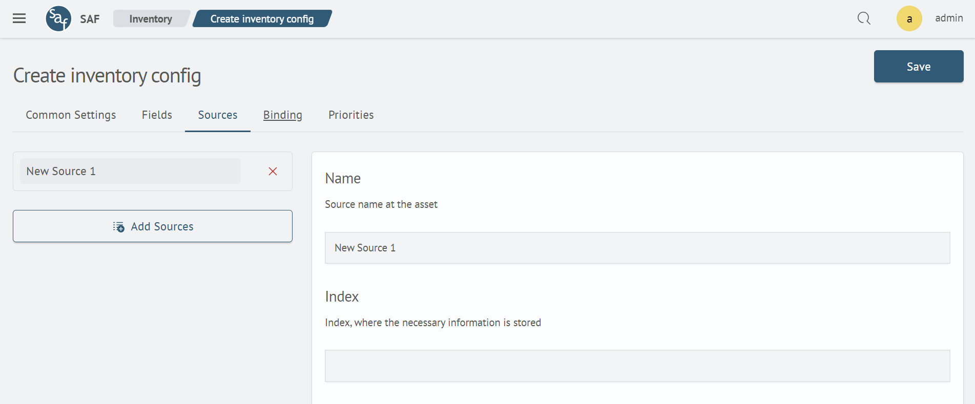 Configuring Configuration Sources