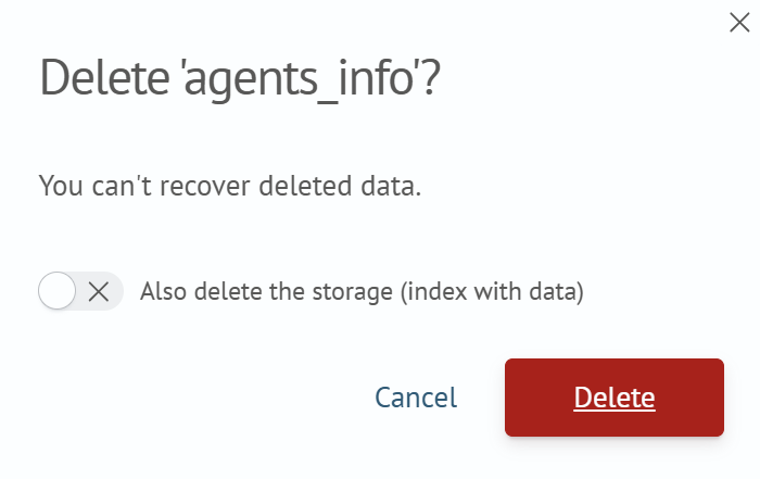Deleting a lookup