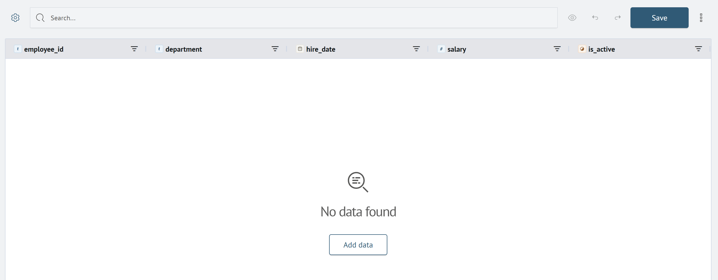 Empty lookup