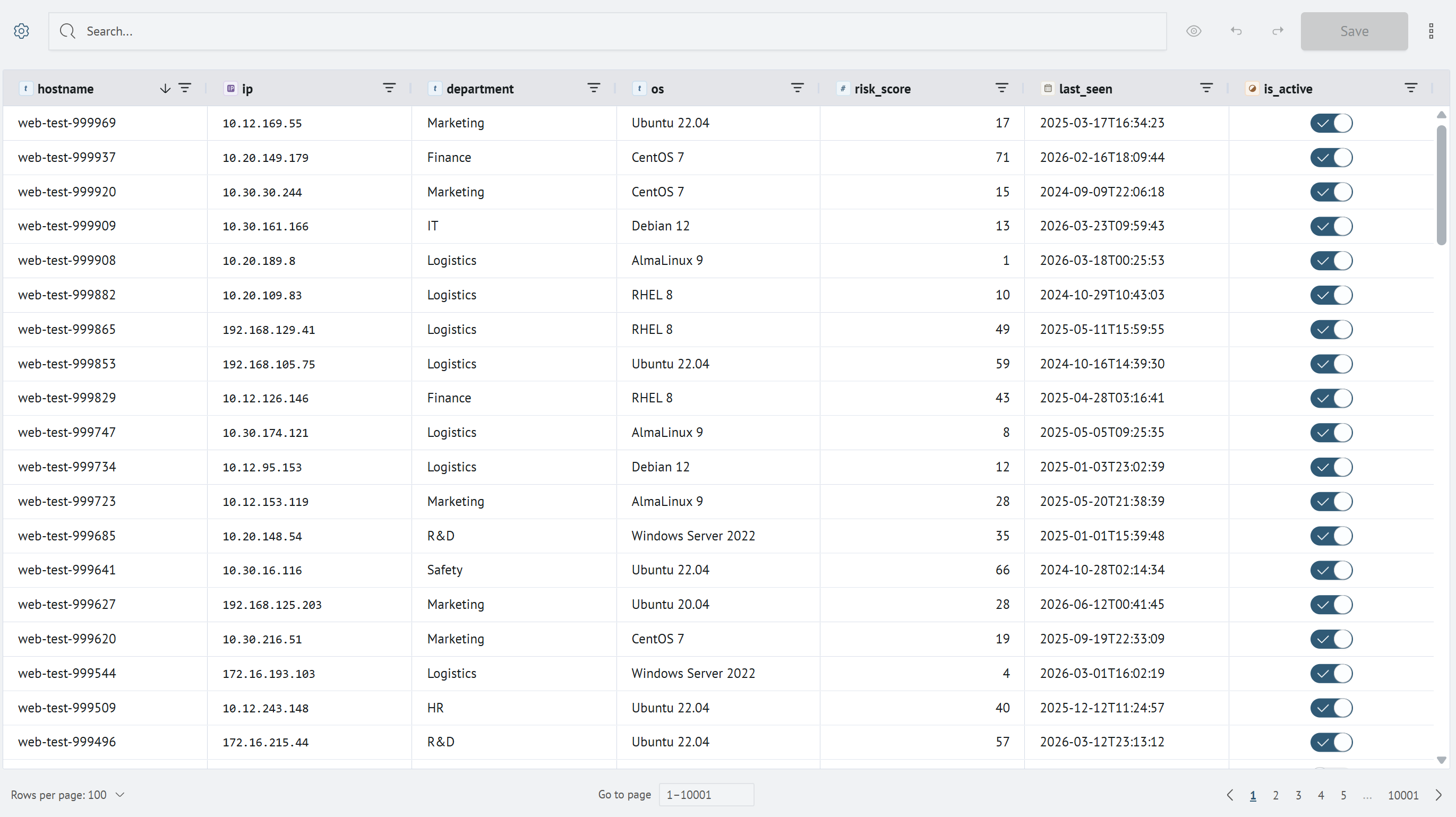 Lookup editor