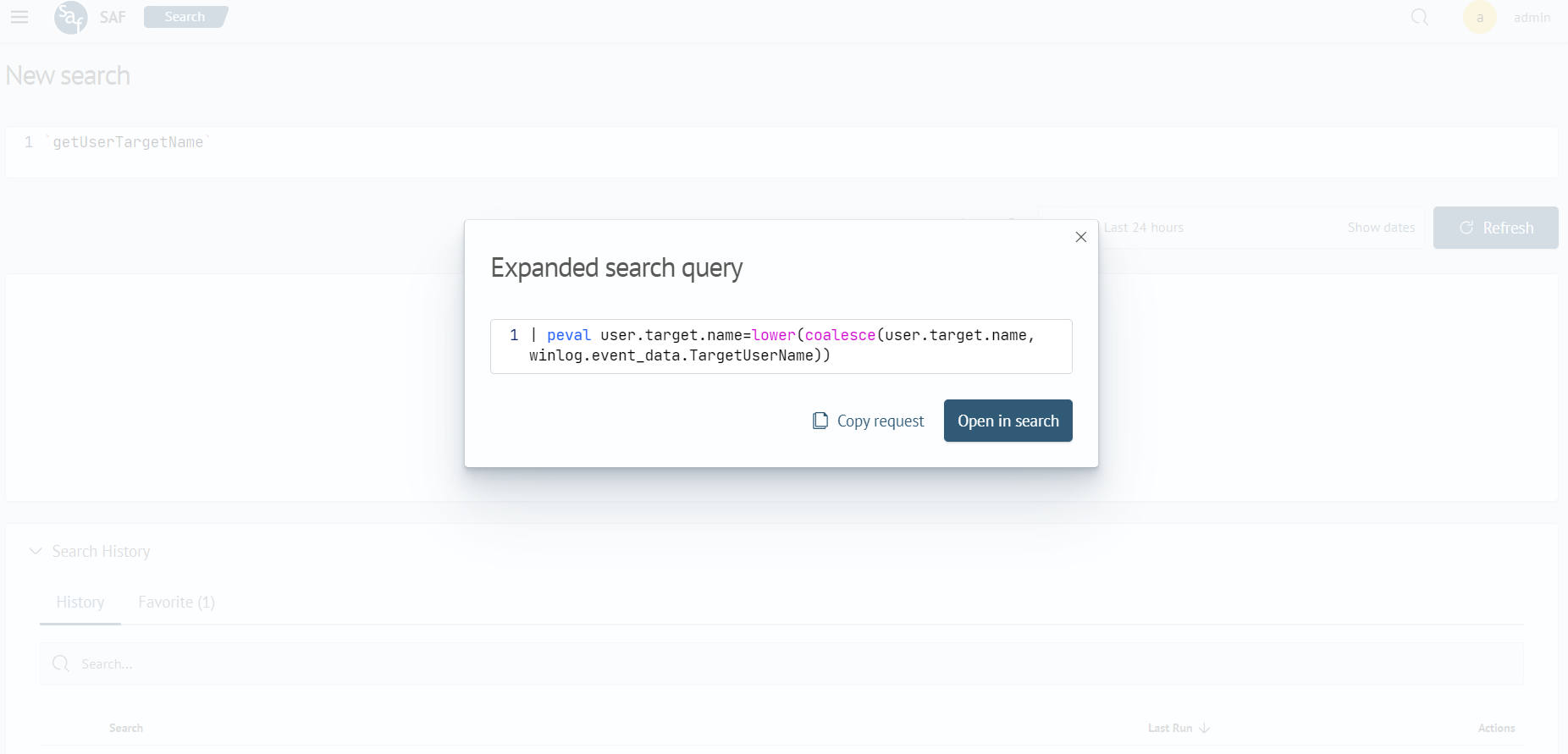 Expanded Search Query