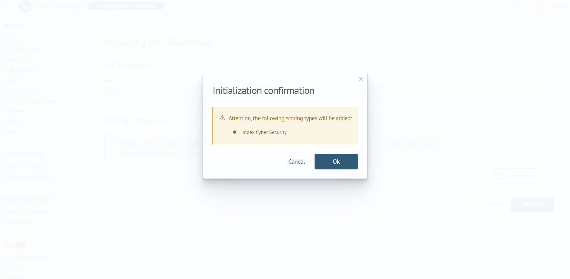 Modal Confirmation
