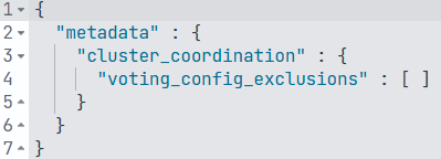 Node decomission empty voting config exclusion