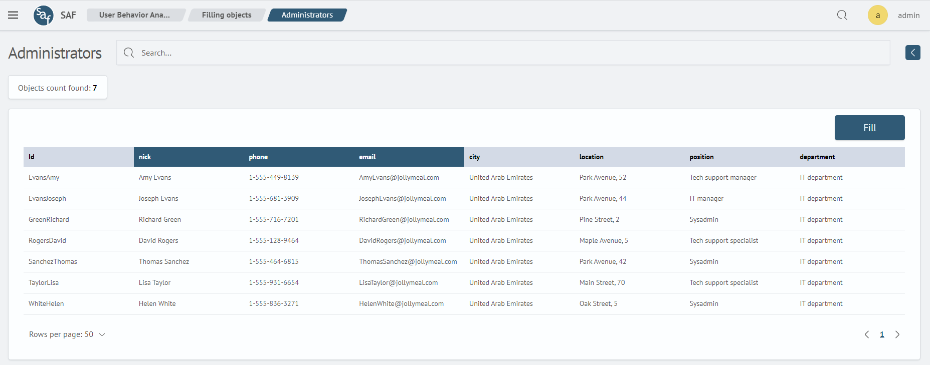 Configuration Setup Preview Page