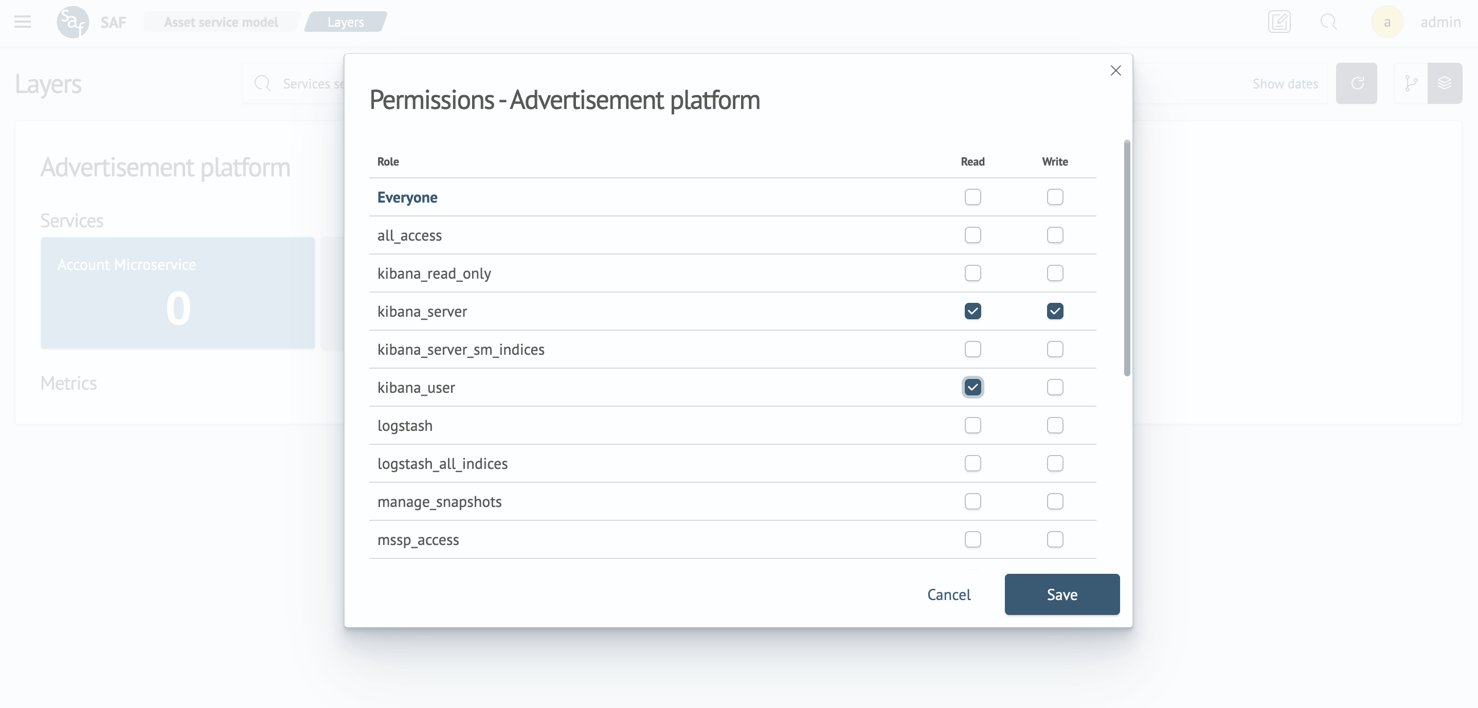 rsm permissions