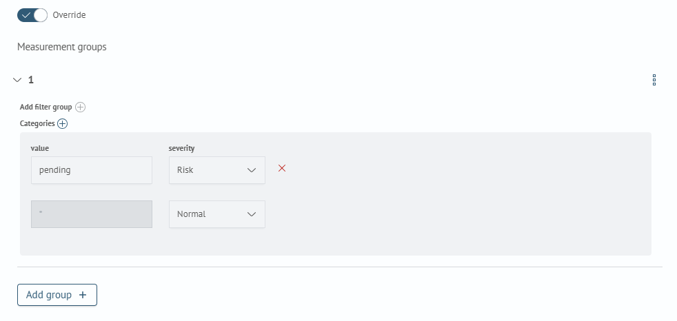 Metric Calculation Parameters Override