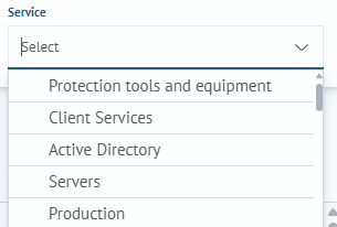 Filter by model and service