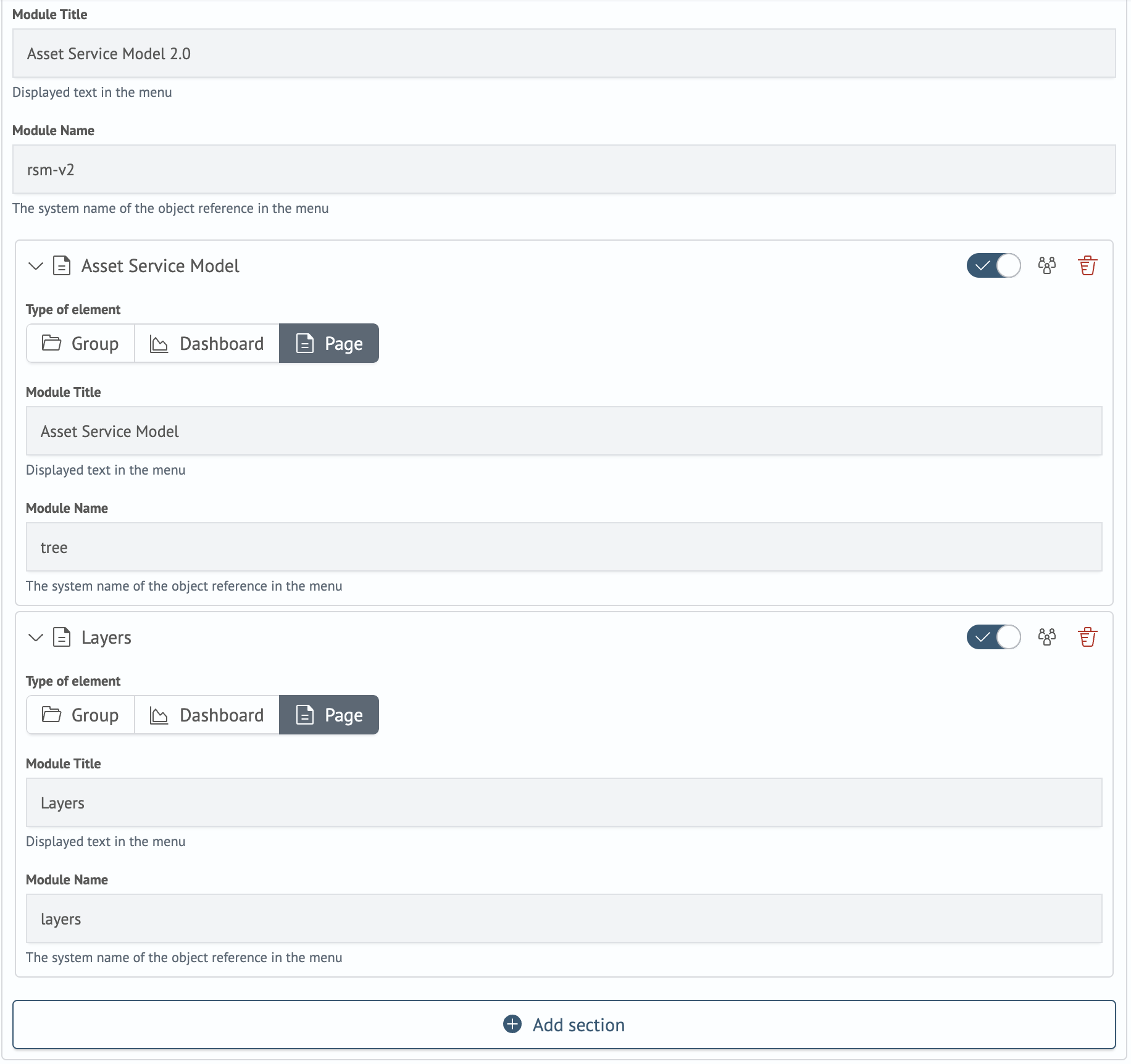 Adding RSM 2.0 Menu Item
