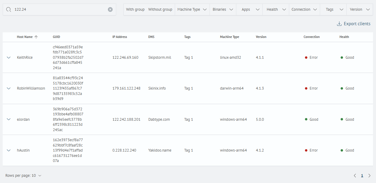ПClient Search