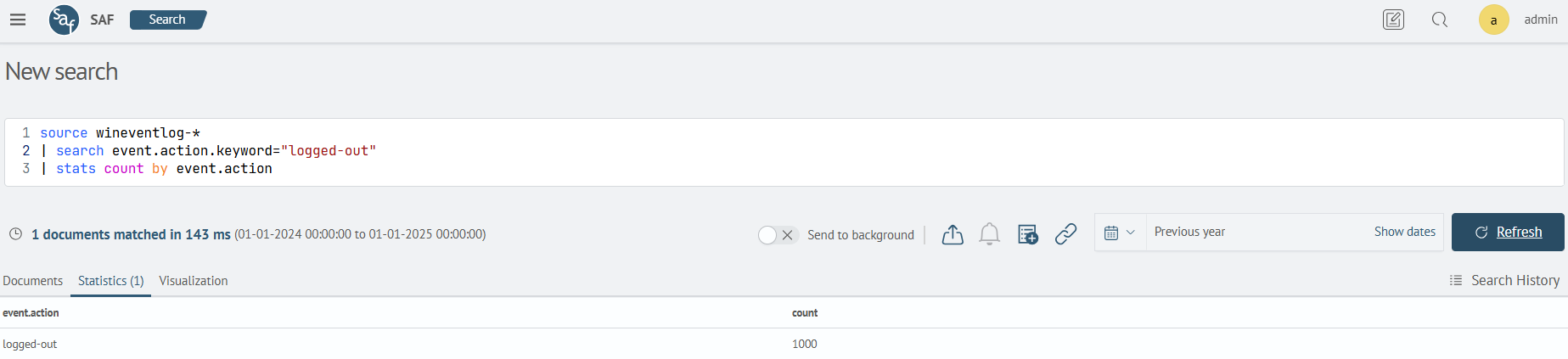 Search by keyword type