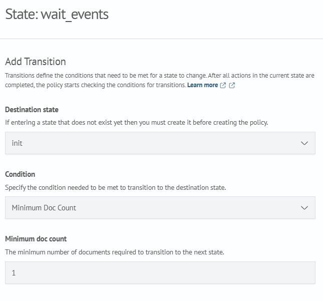 Wait Transition